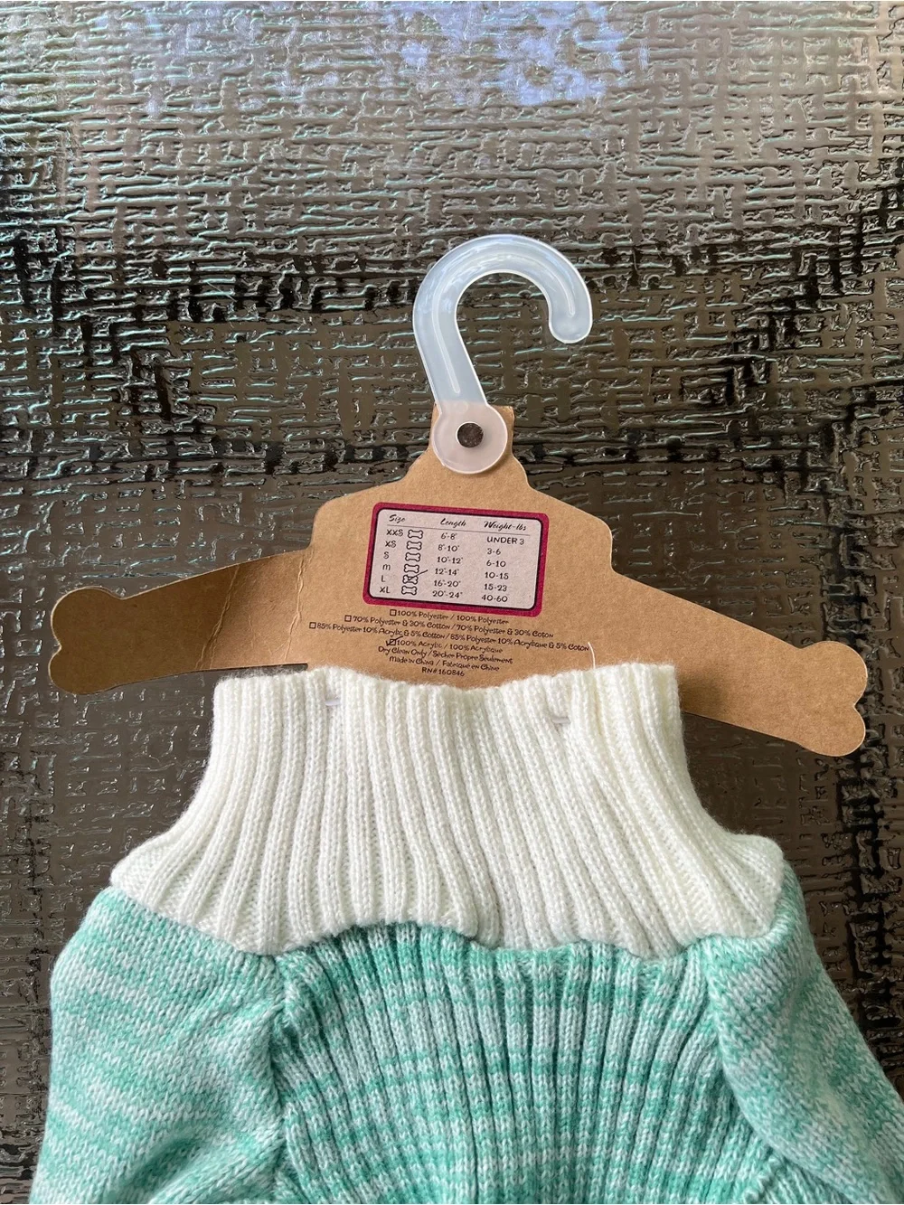 Pret A Paw Dog Couture Sweater Large 16-20” 15-23 Lbs NWT